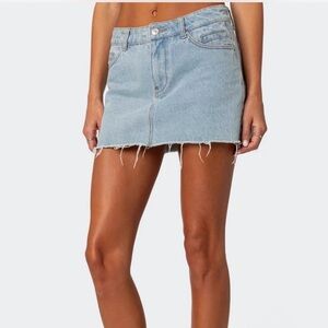 Edikted denim skirt size L